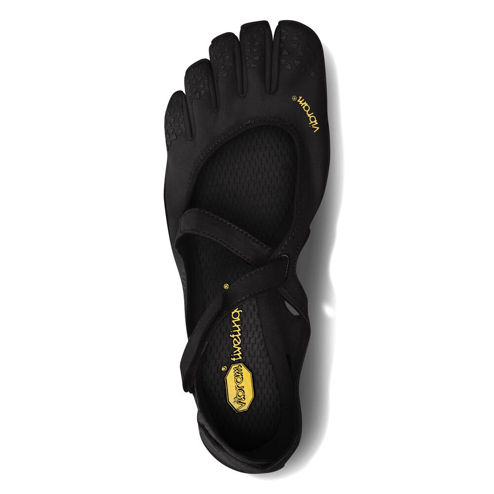 Vibram Five Fingers Womens Running Shoes - Black - V-Soul - 15390-LPWM